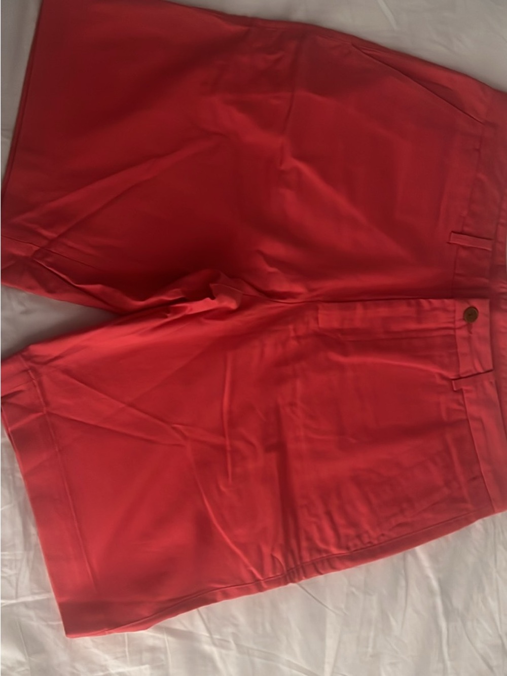 Women’s High-Rise Coral Bermuda Shorts